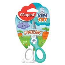 Baby scissors 12 cm Kidi Cut, fiberglass blades, euro suspension, mix