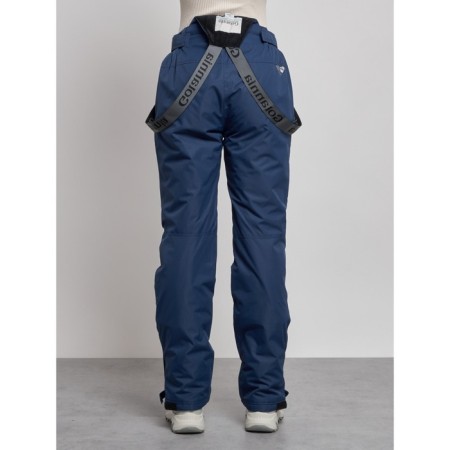 Semi-combinezone ski insulated female winter, size 50, dark blue color-7