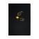 A5 sketchbook, 24 black sheets, "Cat Cosmonaut", density 110 gr., Mix