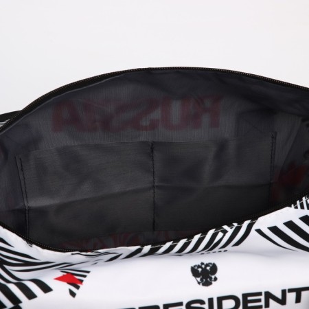 Sports bag "Russia", 47 x 28 x 24 cm, white color-4