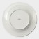 Porcelain plate lunch with a thickened edge Magistro la Perle, D = 23 cm, white color