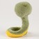 Soft New Year's toy "Snake", Green