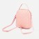 Ryukzak-Mini made of artificial leather with lightning, 1 pocket, pink color