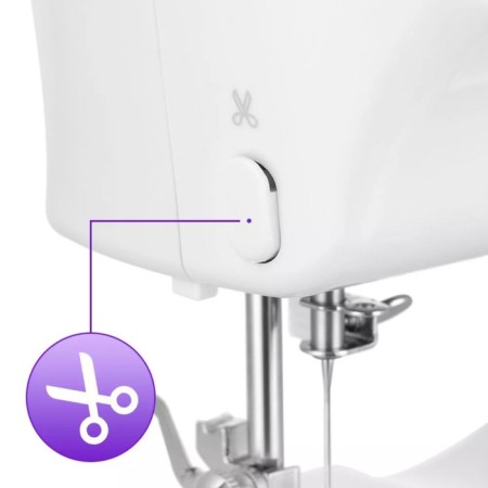 Sewing machine KitFort KT-6041, 7.2 W, 12 operations, semi-automatic, white-8
