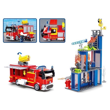 Designer Fireman "Stuffing of a weather station", 585 parts-2