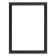 Frame for paintings (mirrors) 21 x 30 x 1.2 cm, plastic, calligrata pkm, black