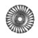 Metal brush for ushm tundra, twisted wire, flat, landing 22 mm, 175 mm