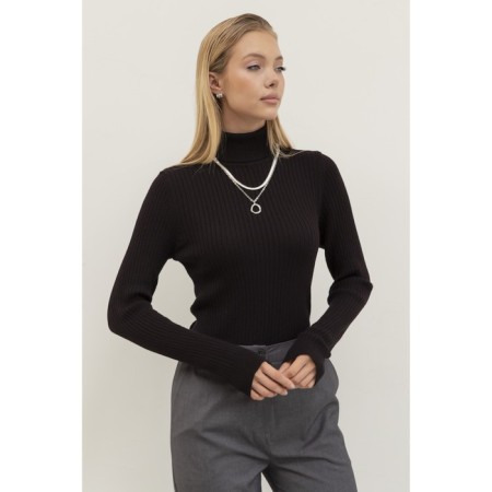 Female jumper, size l, black color 62028-2