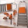 Krukhok holder for storing heavy objects, 12 cm, wall, black