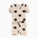 Costume: T-shirt and leggings crumb I "peas", height 86-92, beige