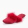 Slippers # 9 women, size 37, burgundy color