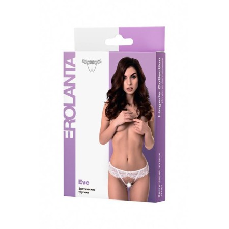 Erolata access panties, lace, white color, size 42-44-9