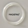 Porcelain dining porcelain Magistro "Tandy", d = 20.5 cm, white color