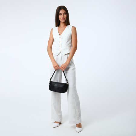 Women's bag with lightning, black color-7