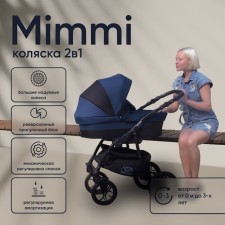 Stroller 2 in 1 Sweet Baby Mimmi, Blue Color