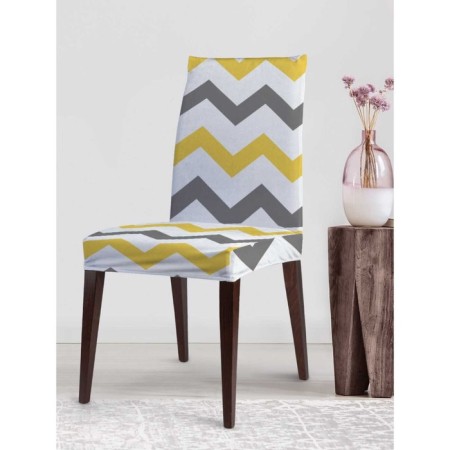 Czech for a chair "Zigzag Changes", decorative, velor