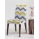 Czech for a chair "Zigzag Changes", decorative, velor