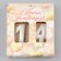 Candle in the cake jubilee "line" (set 2 in 1), number 14/41, pearl, 6.5 cm