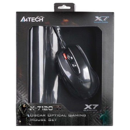 Mouse A4Tech X-7120 Black Optical (2000DPI) USB2.0 (7BUT)-1