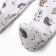 Combineson children's closed legs, beige color/hedgehogs, height 62 cm