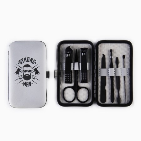 Manicure set of 7 objects "Strong Man", 10.8 x 6.7 cm-5