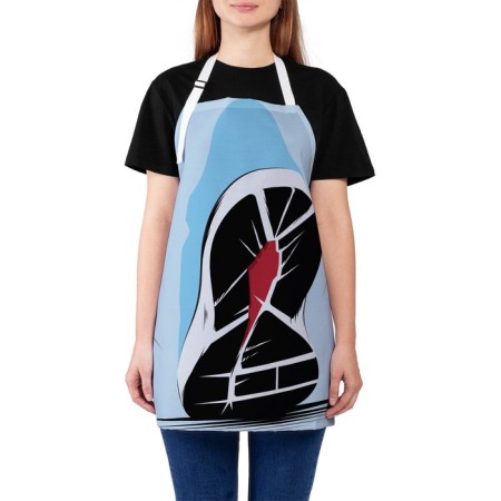 Apron kitchen with a photo print "Sports Shoes", adjustable, size OS