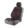 Nova Bright seats, with a headrest, dark vocal, 132 x 52 cm