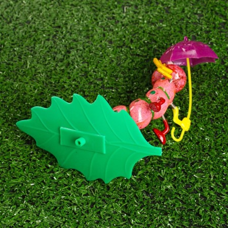 Garden decor "Caterpillar with an umbrella"-3