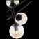 Ceiling Ceiling ST LUCE. SL549.403.21. Stampo. 21x40 watts, E27, 170x170x120 cm, black color