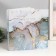 Photo album magnetic 20 sheets "marble with gold cracks" in a box 3x33.5x32.5 cm