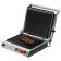 Electric grill Maunfeld MF-1311b, 2000 watts, anti-stick coating, 30x25 cm, black