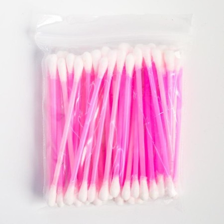 Cotton sticks, package 50 pcs., Plastic, color mix-3