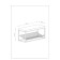 Shoe Puf, 800x300x895, white muad/tissue Tekna 9