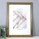 Photo frame plastic "Mira" 29.7x42 cm, (A3) gold (plastic screen)