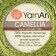Yarn "Camelia" 70% polyester, 30% lurers 190m/20g (420 green)