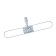 Mop holder, under pockets, 60 cm