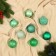 Set of balls plastic D-5.5 cm, 8 pcs "Ivet" Green
