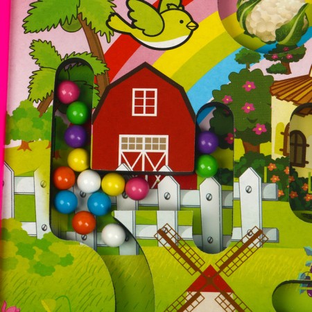 Game set Labyrinth "Rainbow Village", marker board, 2 × 36 × 27.5 cm-2