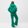 Women's costume (sweatshirt/trousers) is launched, dark green color, rr l (46-48)