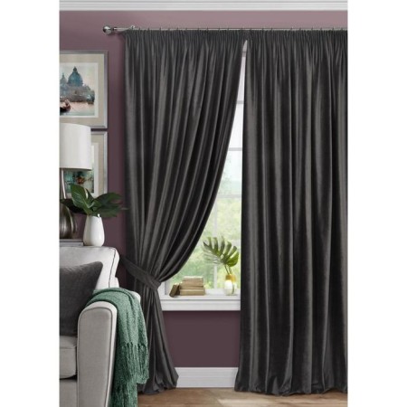 Set of curtains on braid Pudra, size 400x270 cm