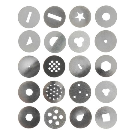 Metal extruder for plastic, screw, 19 nozzles-5