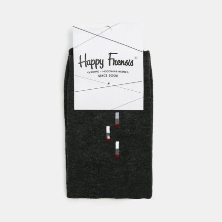 Male socks, dark gray color, size 27-29-3
