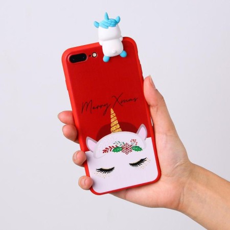 Case for the phone "New Year unicorn", on the iPhone 7.8 Plus-2
