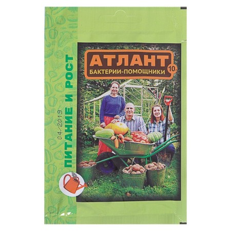 Plant protection tool "Atlant", "Bacteria-helpers", 10 g