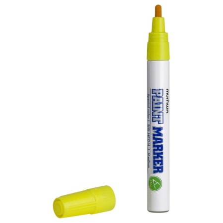 Marker - paint (varnish) munhwa, 4.5 mm, nitro -base, waterproof, yellow neon-3