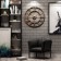 Wall clock, series: loft, "talent", discrete move, D-60 cm
