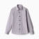 School shirt for a boy, gray color, height 134 cm