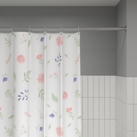 Curtain for the bathroom IDDIS BF01P18I11, 200x180 cm, polyester, color colorful color-9