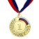 Prize medal 002, D = 5 cm. 1 place. Color is gold. With a ribbon