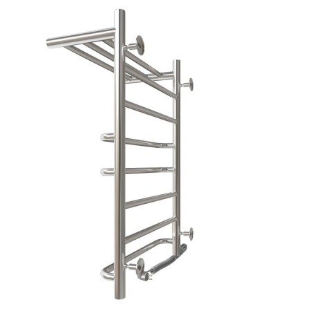 Electric towel "Sanprise" Euromix P8, 500x800 mm, with a shelf, left, chrome-4